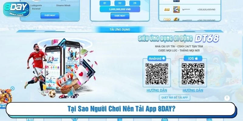 Cài đặt ứng dụng giúp trải nghiệm cá cược tiện lợi hơn
