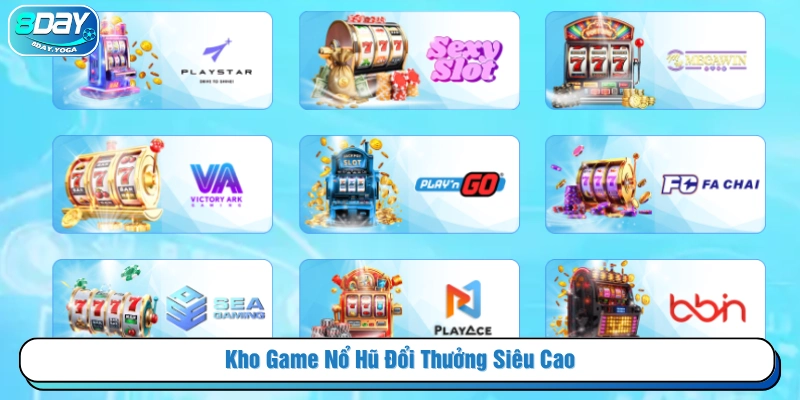 Tận hưởng kho game nổ hũ đổi thưởng siêu cao