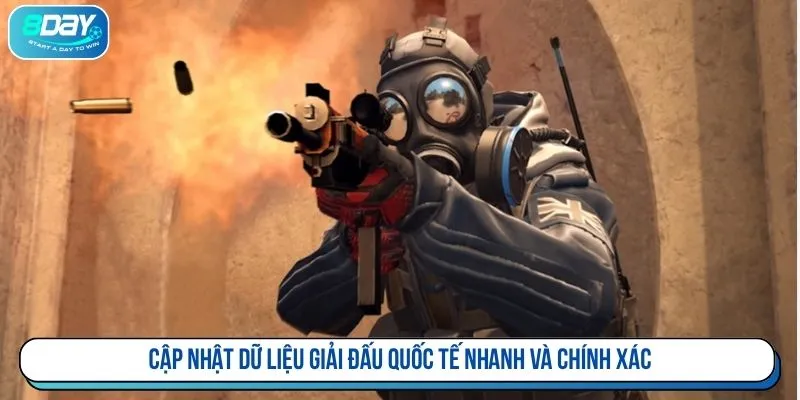 Cập nhật dữ liệu giải đấu quốc tế nhanh và chính xác