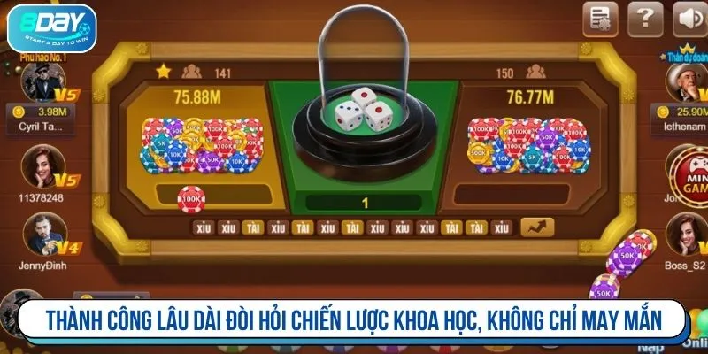 Thành công lâu dài đòi hỏi chiến lược khoa học, không chỉ may mắn